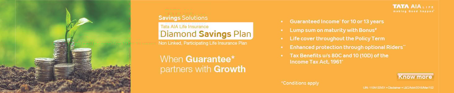 Tata AIA Life Insurance Diamond Savings Plan